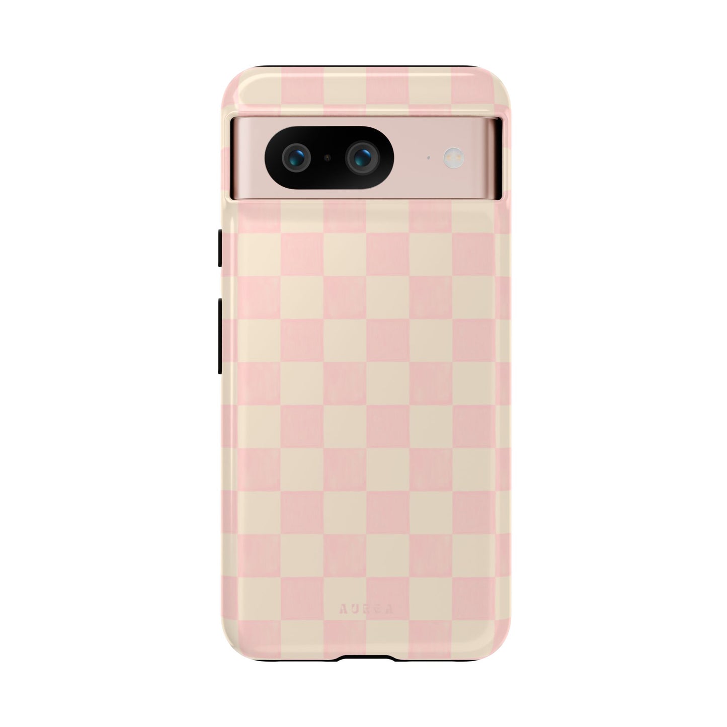 Sweet Blush Checkboard