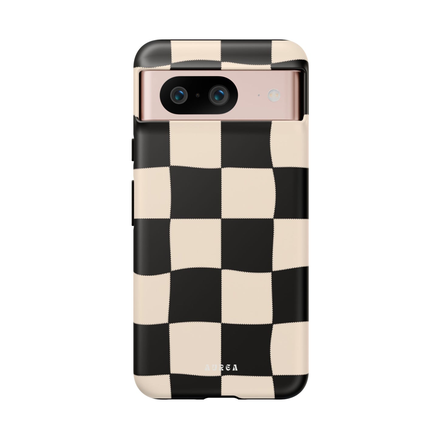 Retro Wavy Checkerboard