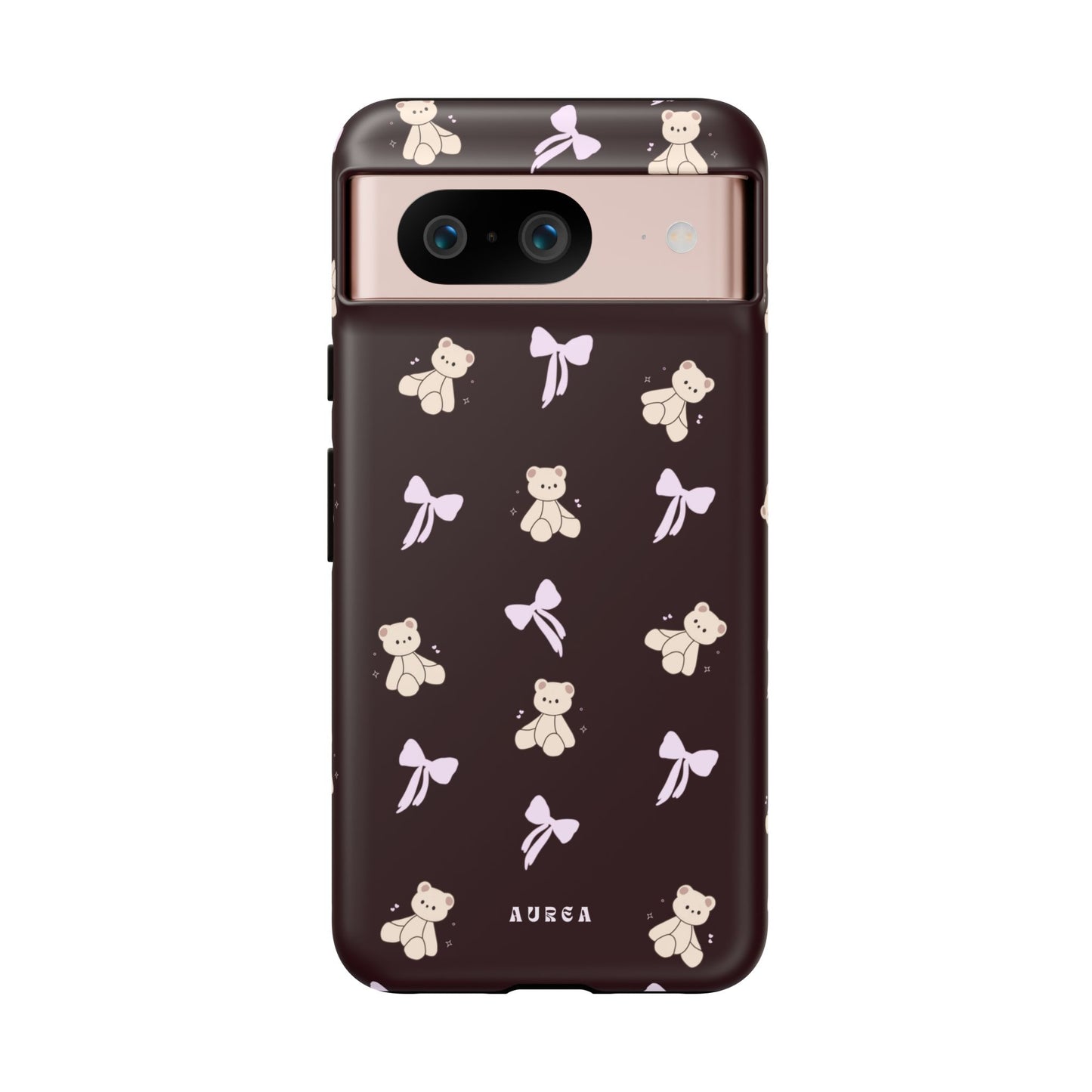 Cute Teddy Bear & Bow Pattern