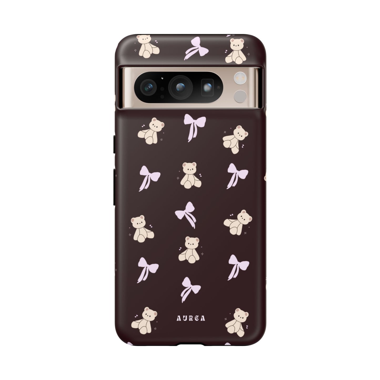 Cute Teddy Bear & Bow Pattern