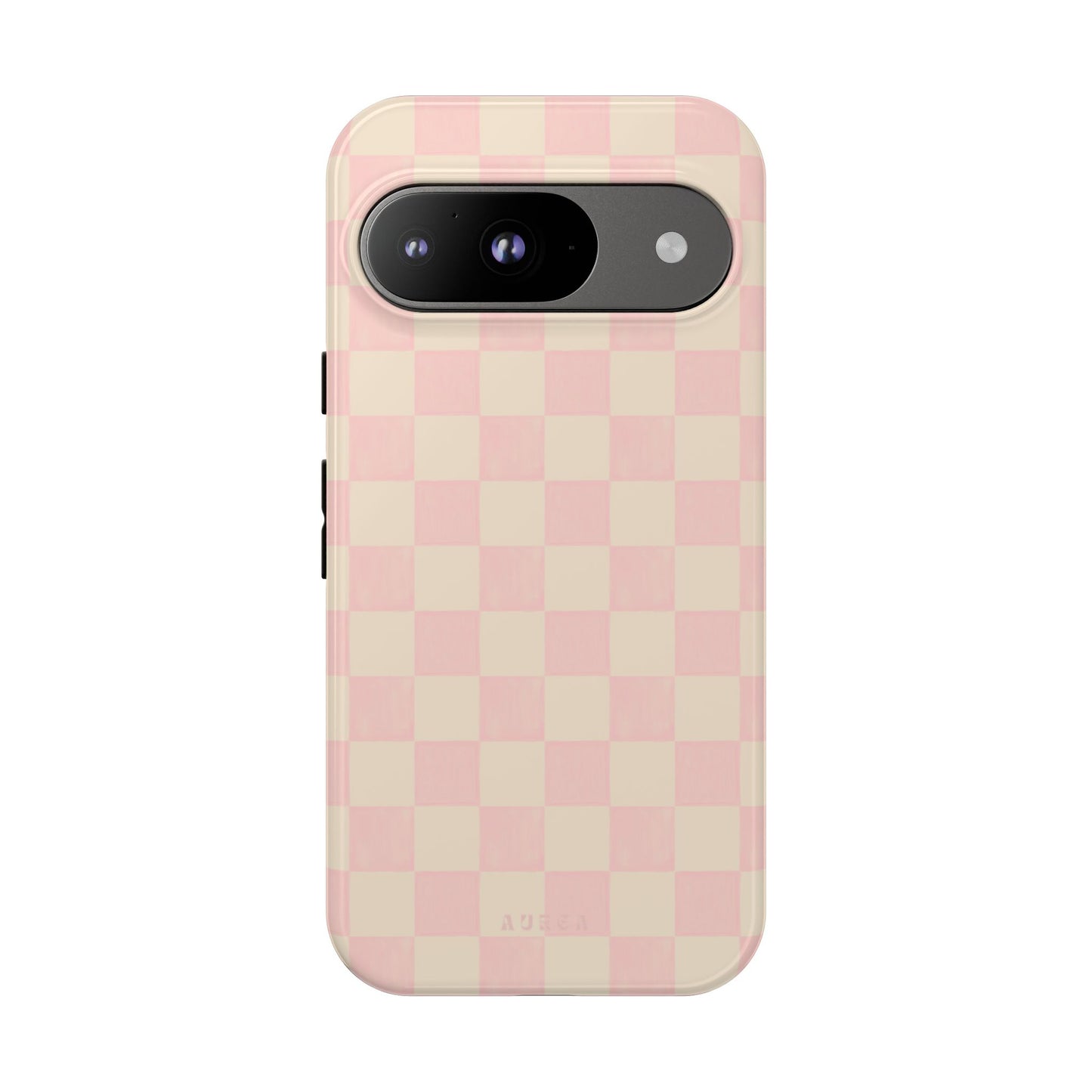 Sweet Blush Checkboard