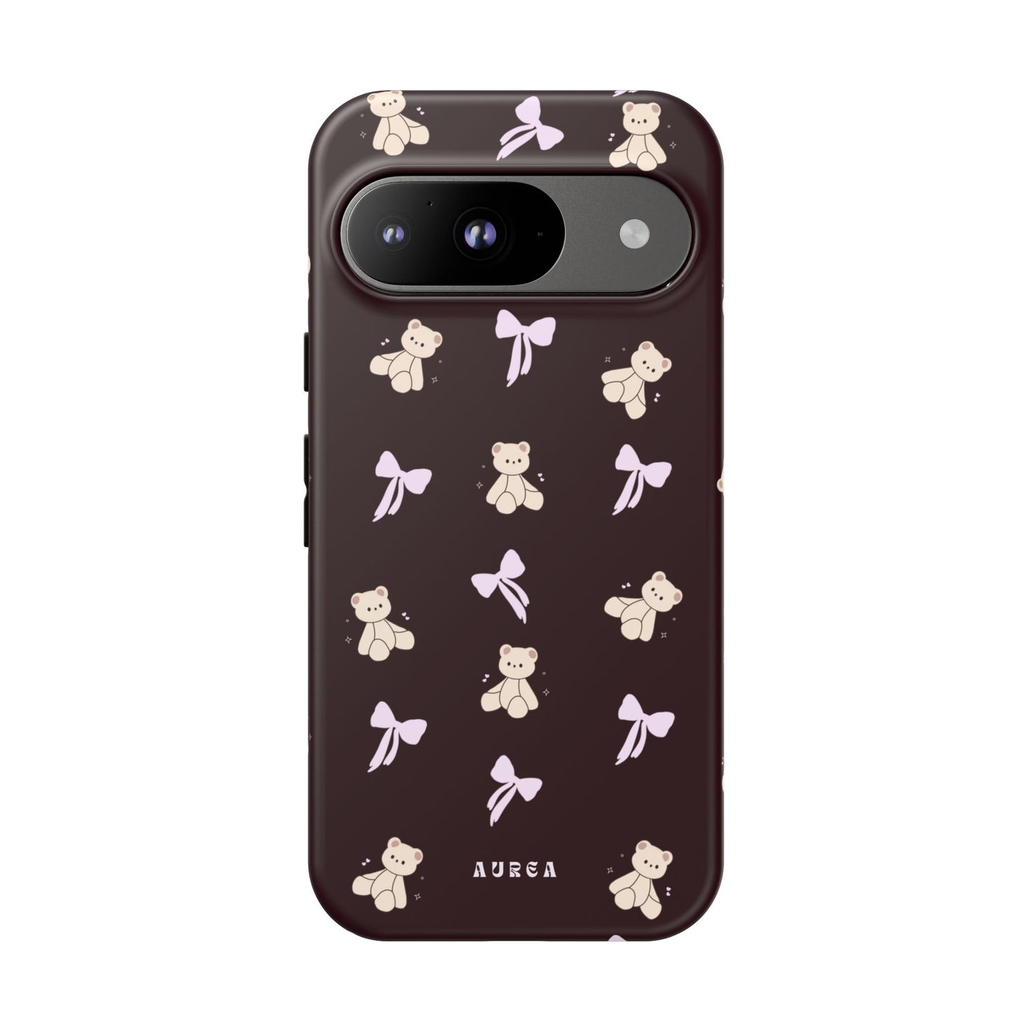 Cute Teddy Bear & Bow Pattern