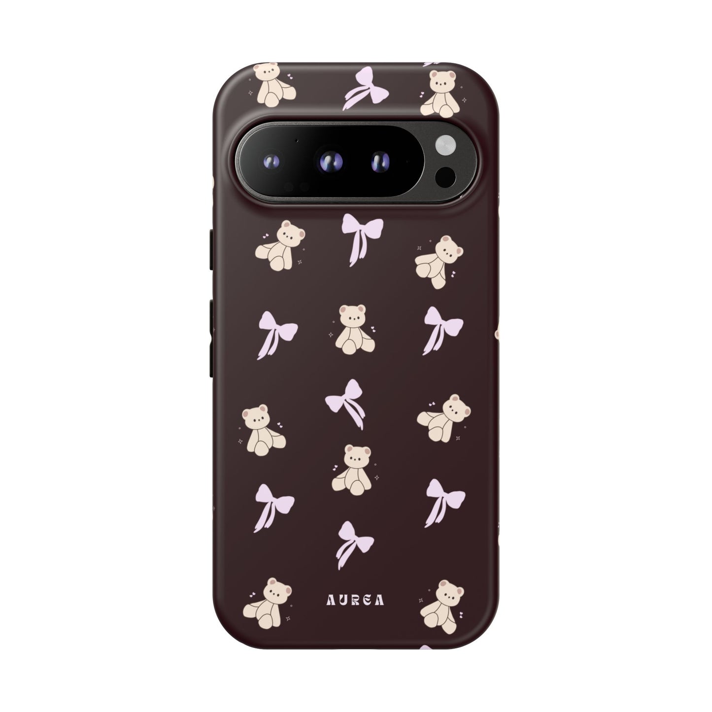 Cute Teddy Bear & Bow Pattern