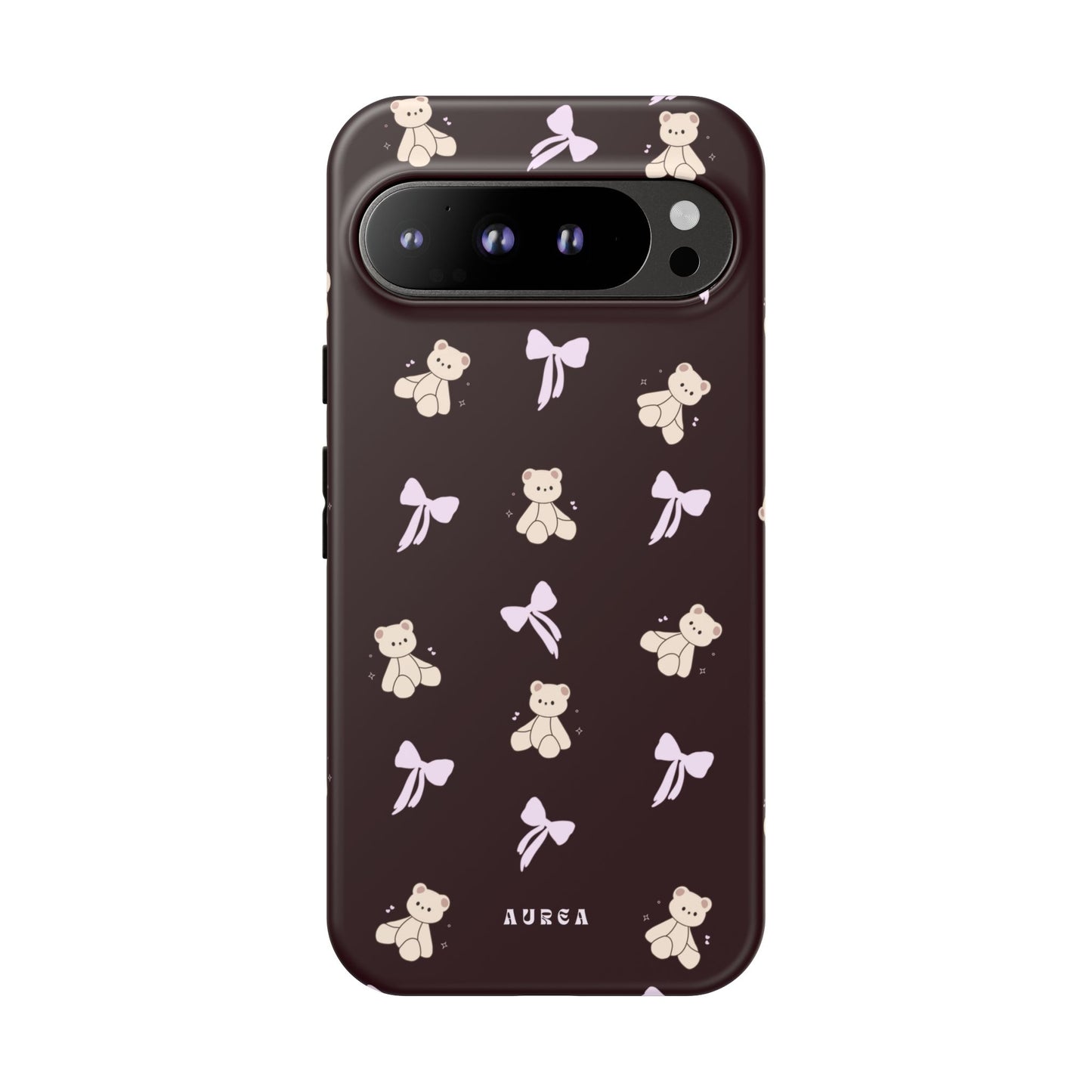 Cute Teddy Bear & Bow Pattern