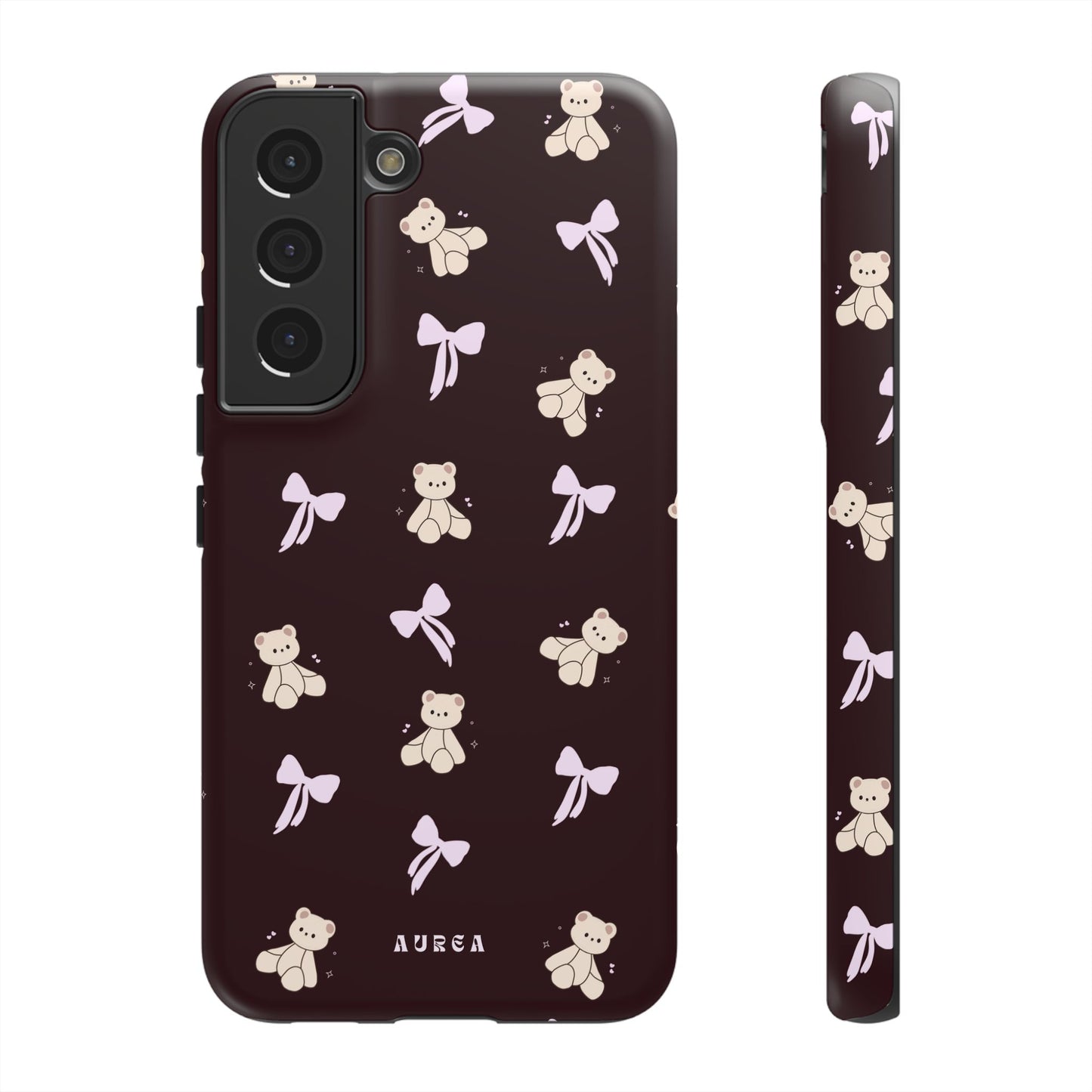 Cute Teddy Bear & Bow Pattern