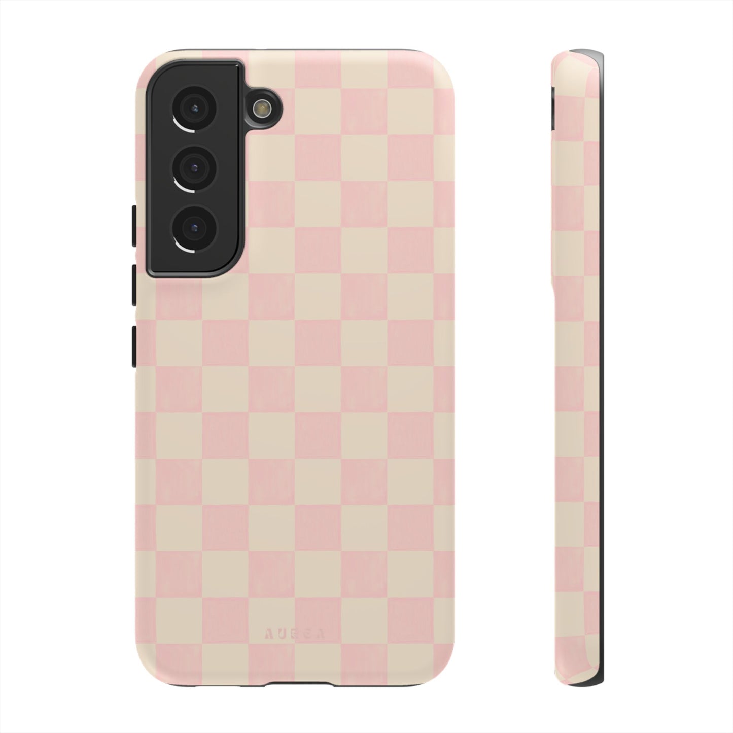 Sweet Blush Checkboard