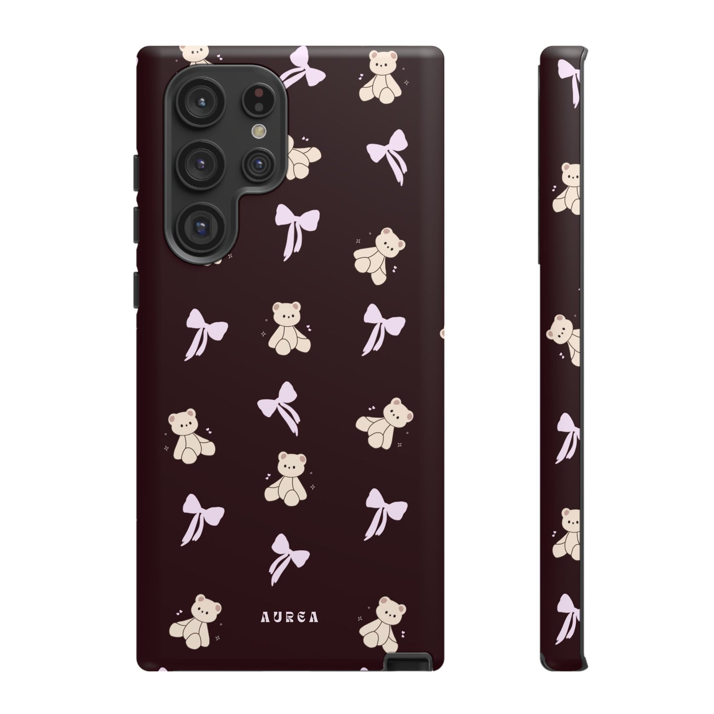 Cute Teddy Bear & Bow Pattern