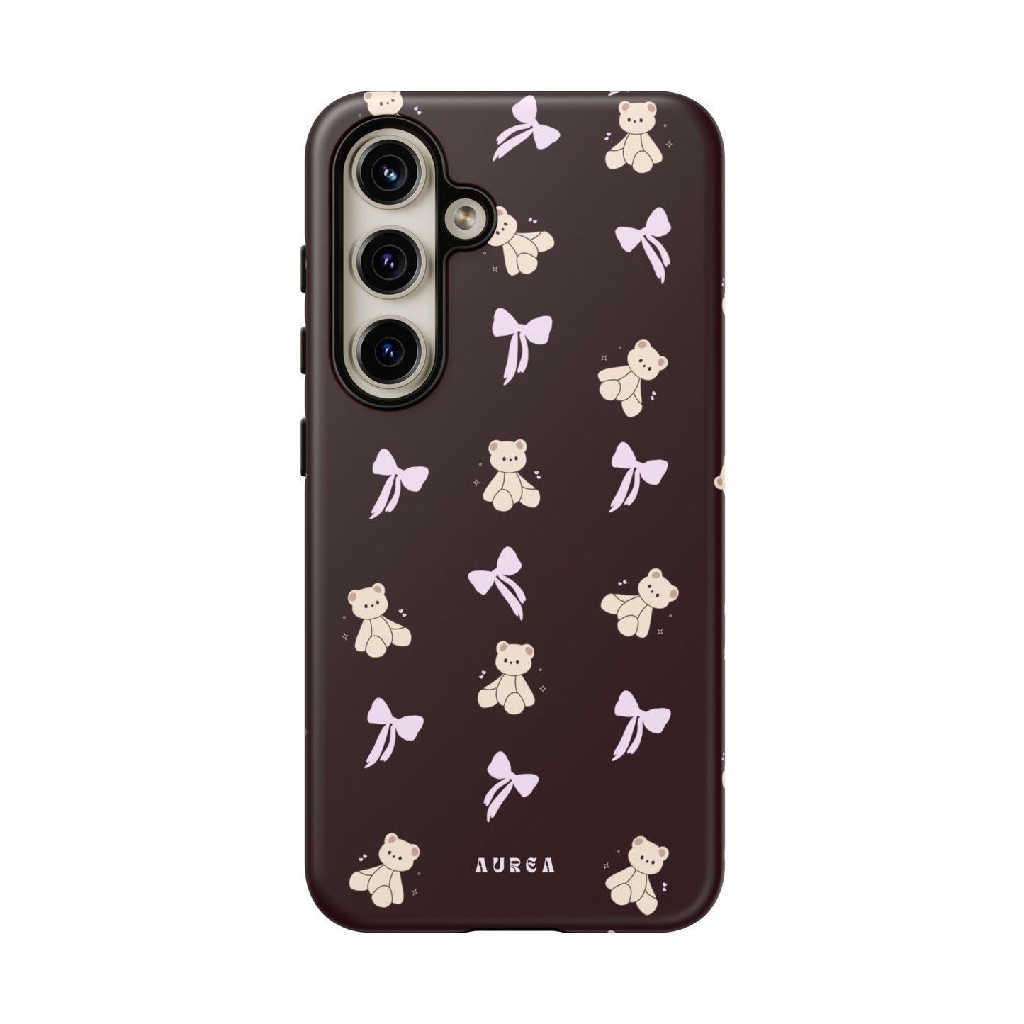 Cute Teddy Bear & Bow Pattern