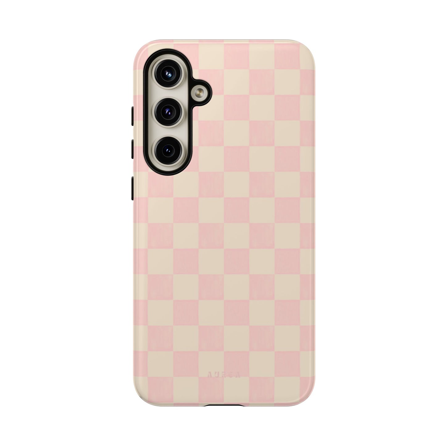 Sweet Blush Checkboard