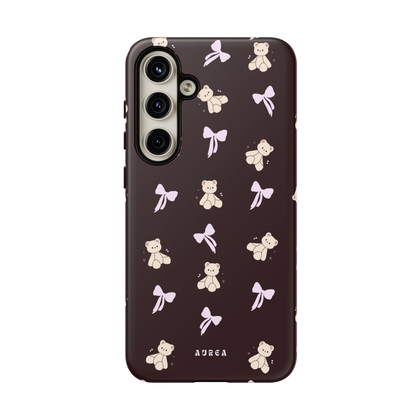 Cute Teddy Bear & Bow Pattern