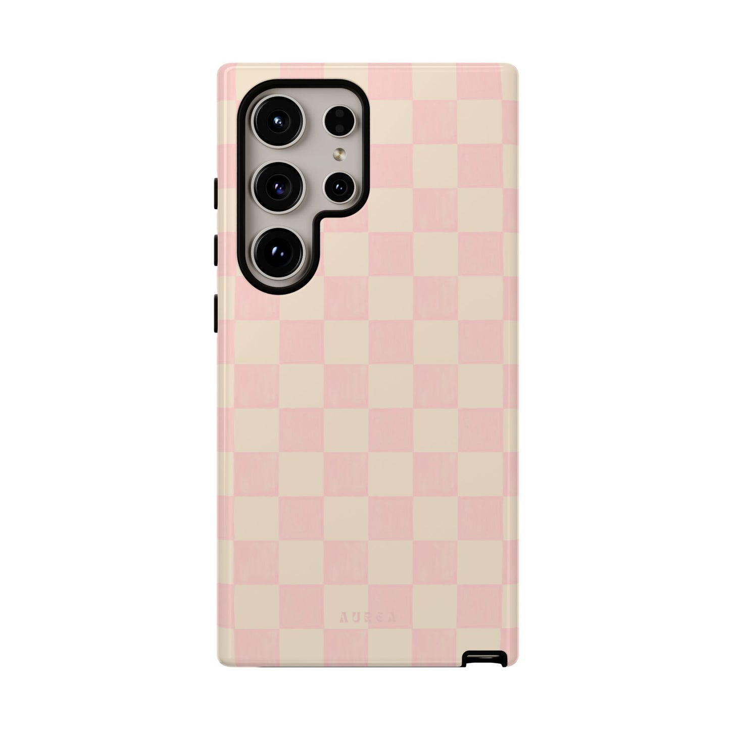 Sweet Blush Checkboard
