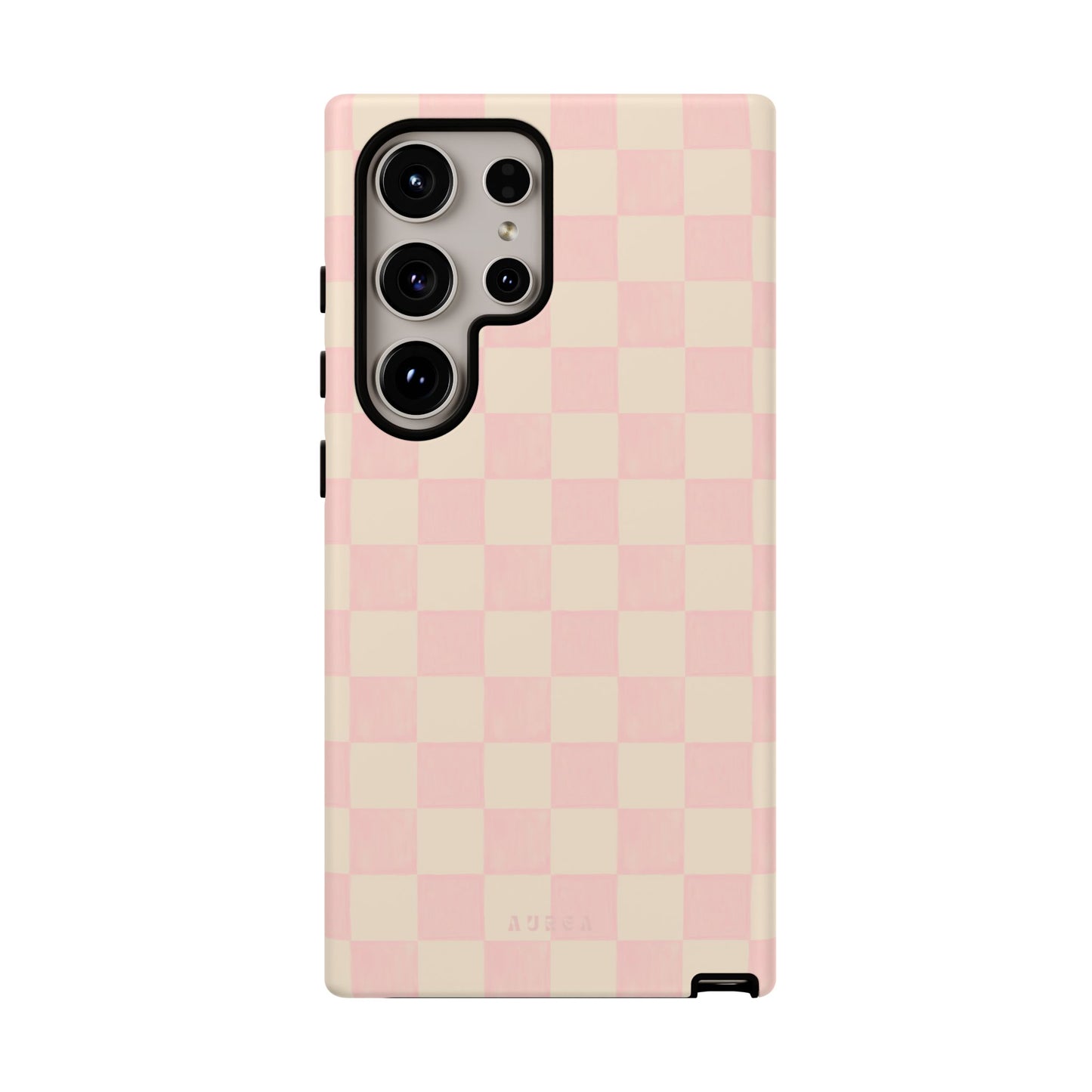 Sweet Blush Checkboard