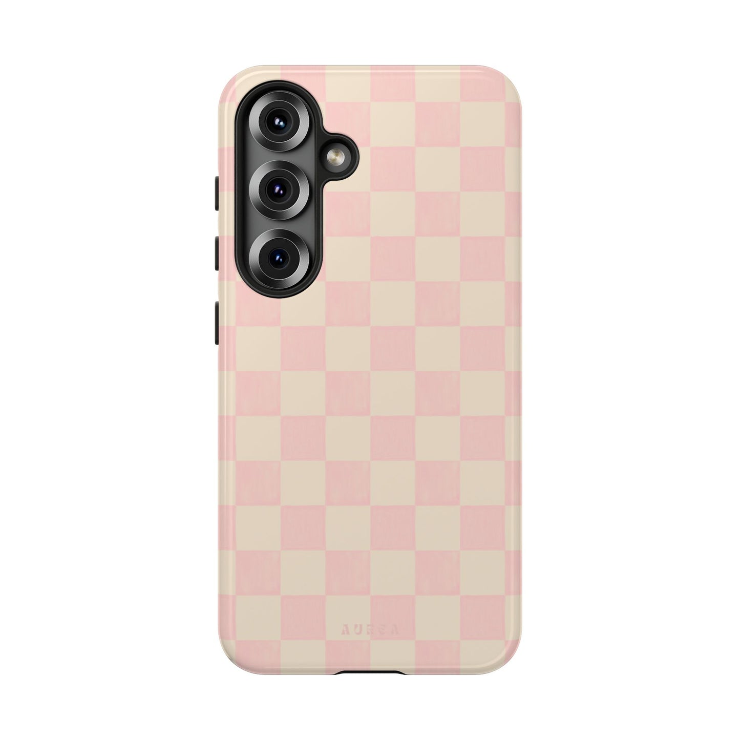 Sweet Blush Checkboard