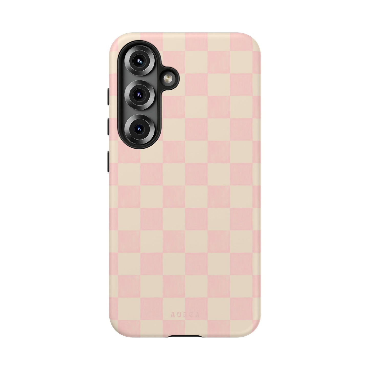 Sweet Blush Checkboard