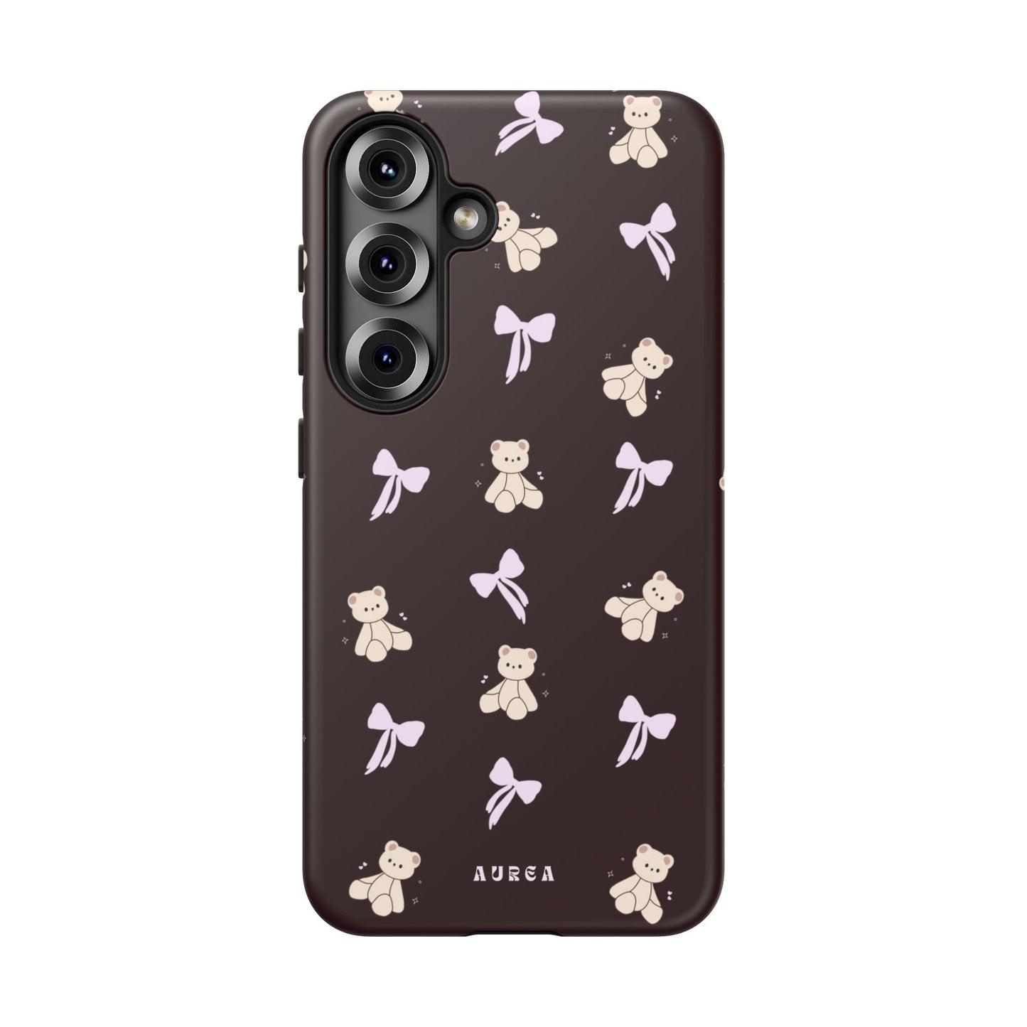 Cute Teddy Bear & Bow Pattern