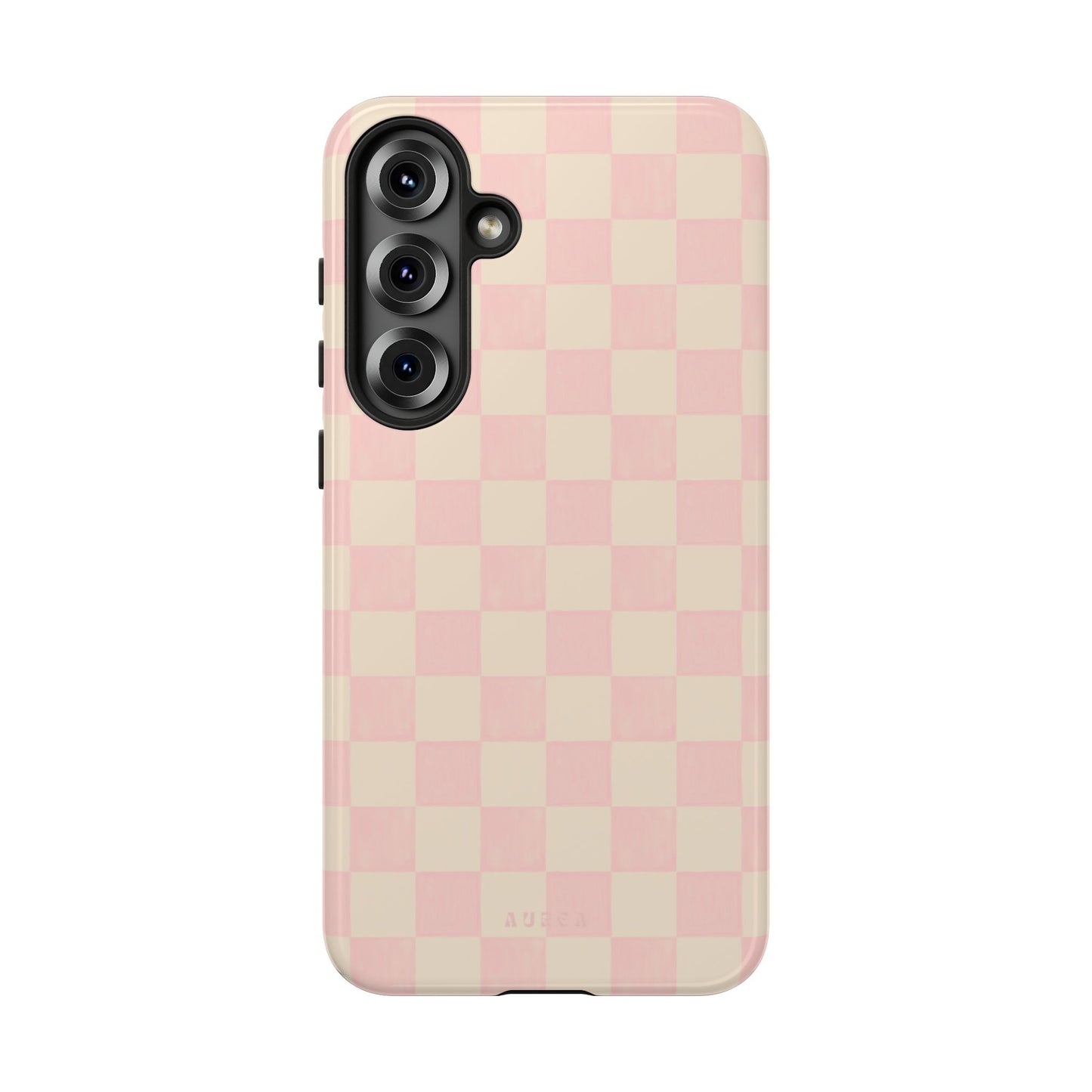 Sweet Blush Checkboard