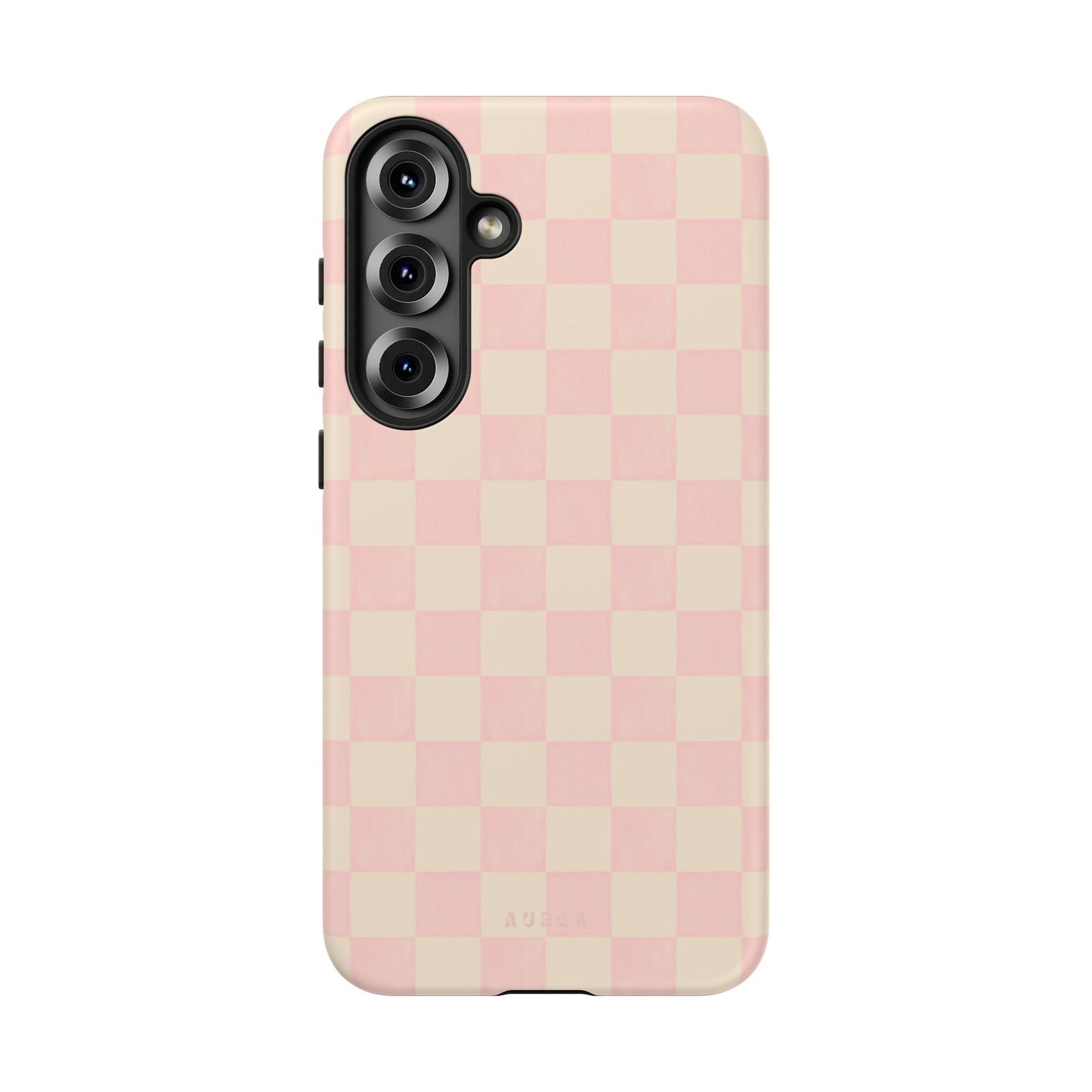 Sweet Blush Checkboard