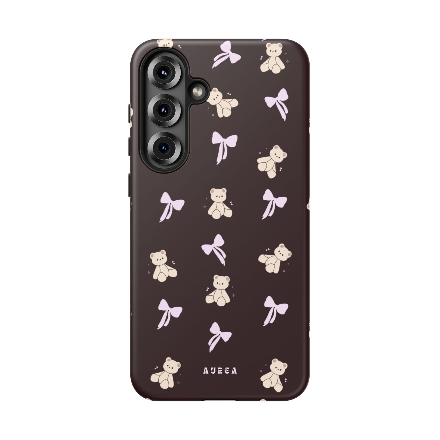 Cute Teddy Bear & Bow Pattern