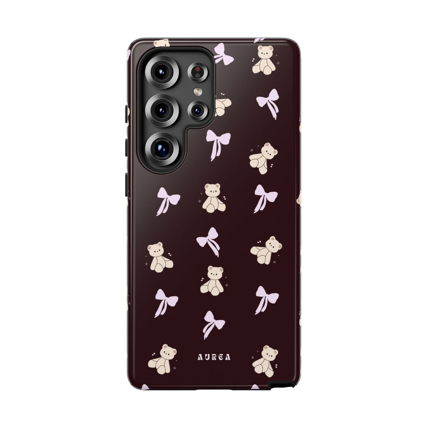 Cute Teddy Bear & Bow Pattern