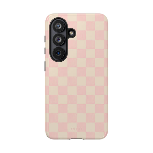 Sweet Blush Checkboard