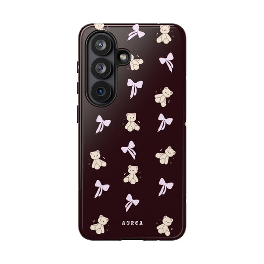 Cute Teddy Bear & Bow Pattern