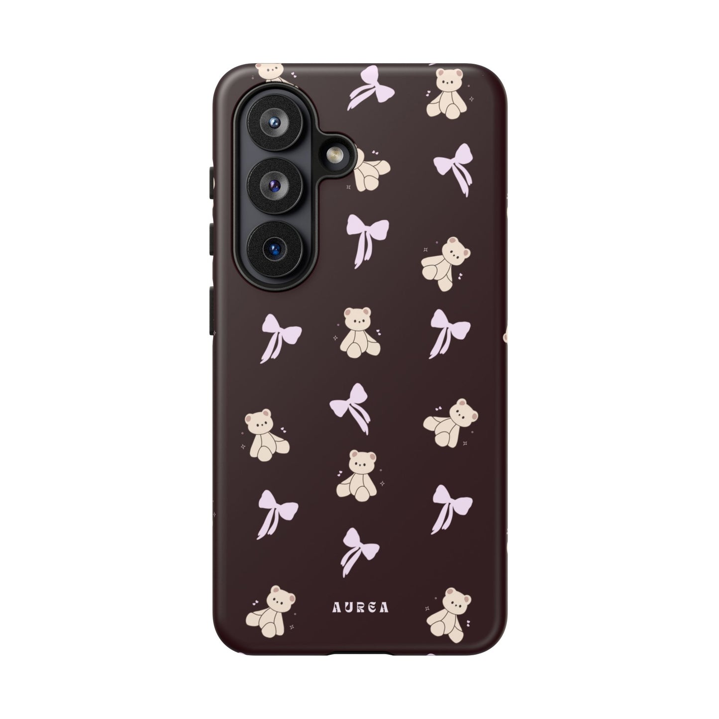 Cute Teddy Bear & Bow Pattern