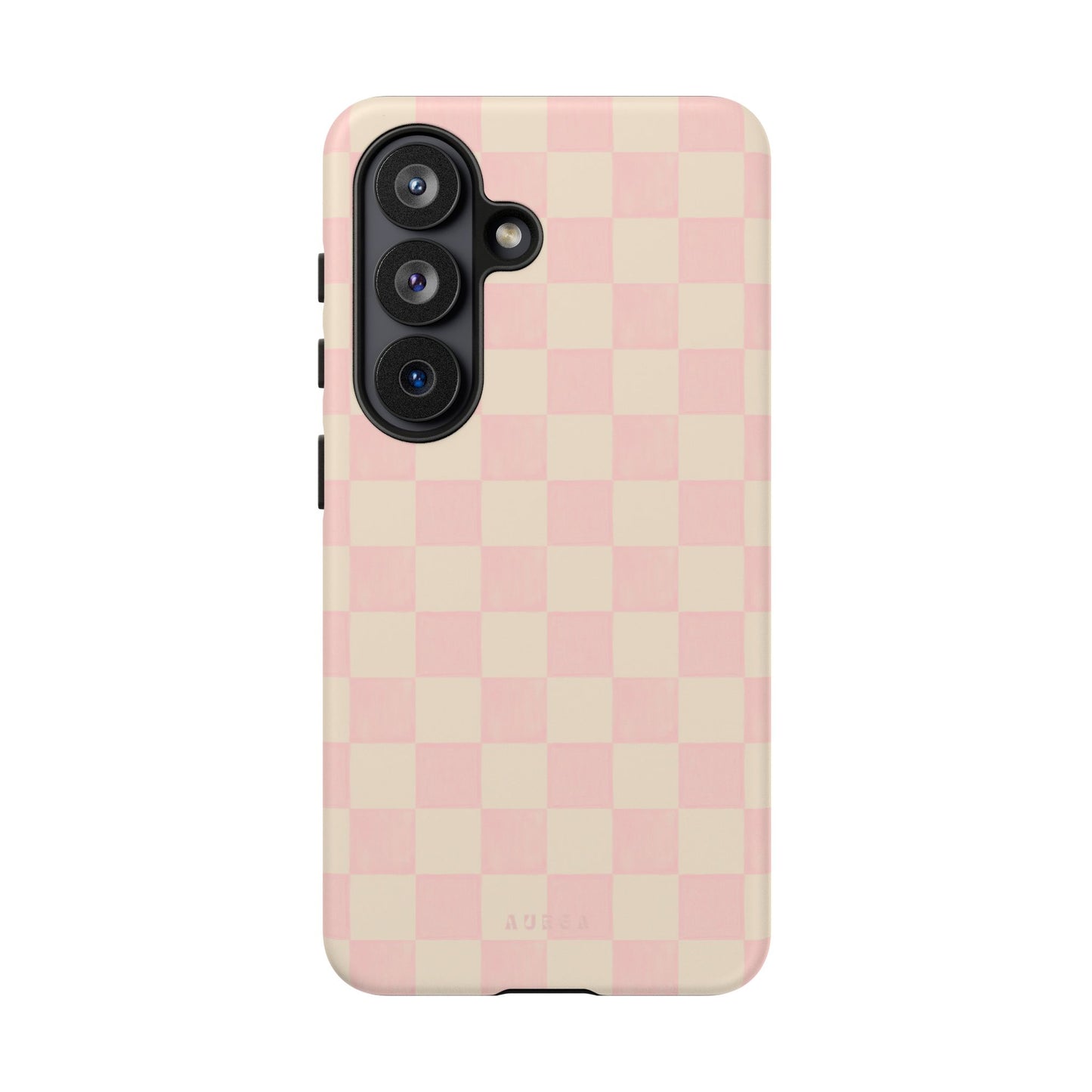 Sweet Blush Checkboard