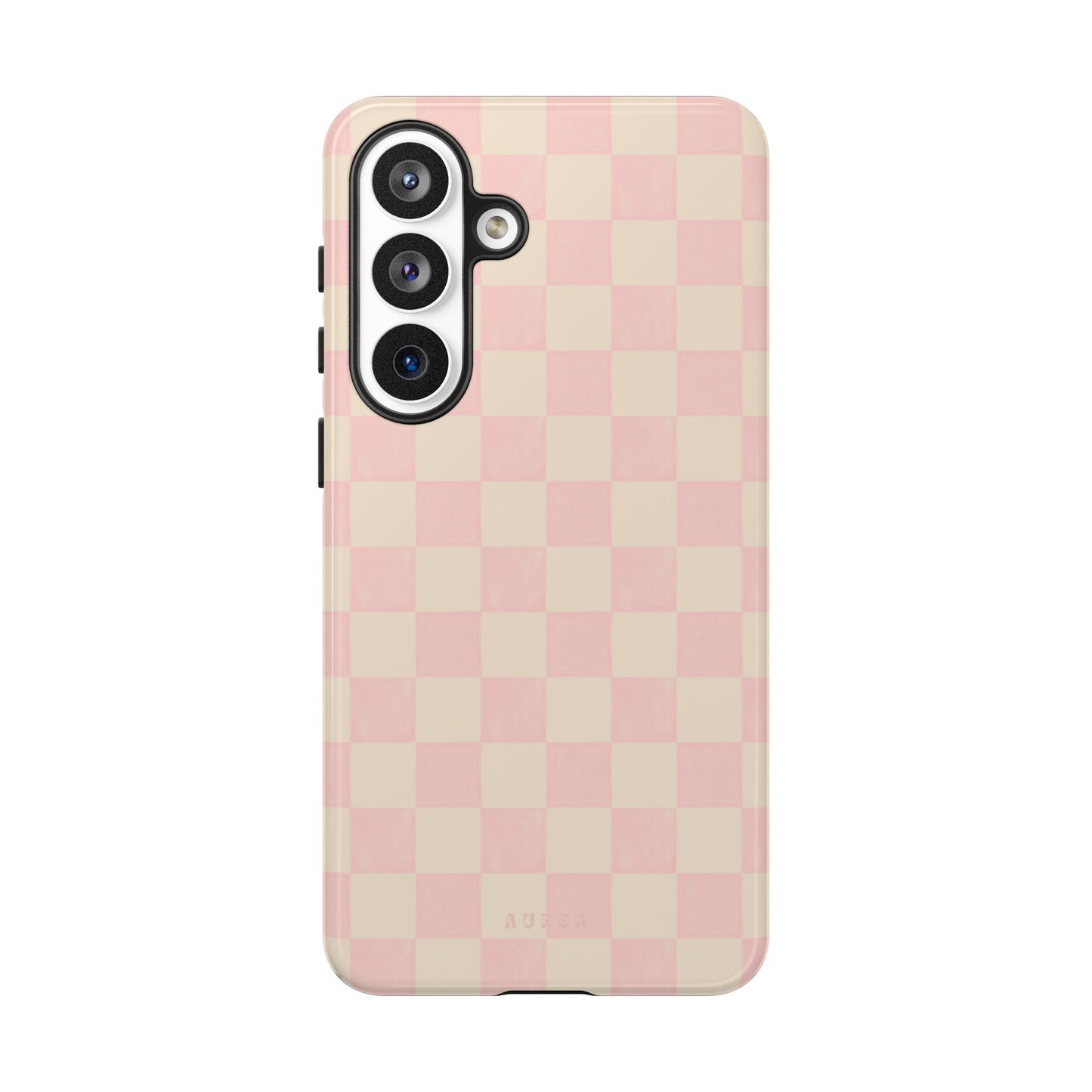 Sweet Blush Checkboard