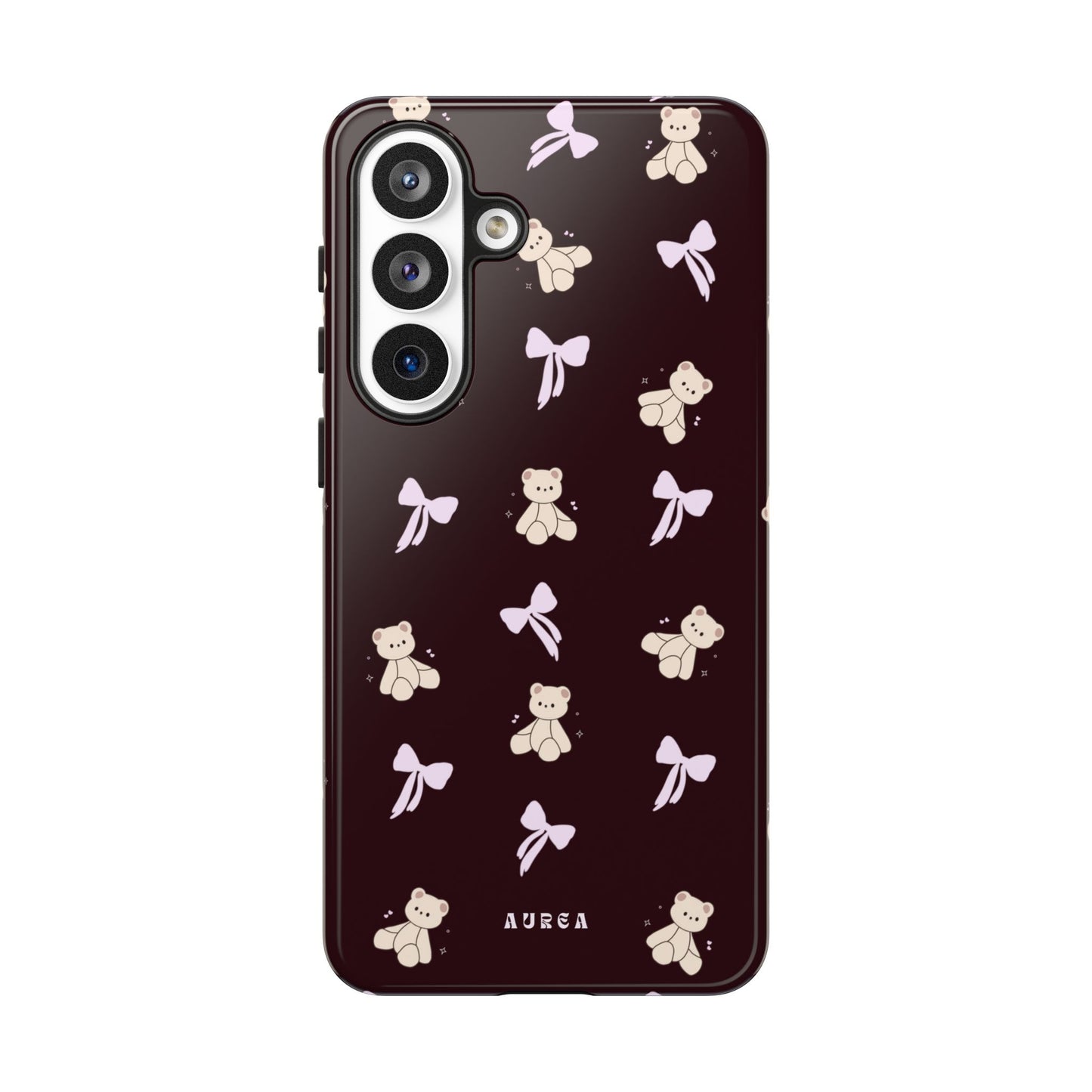 Cute Teddy Bear & Bow Pattern