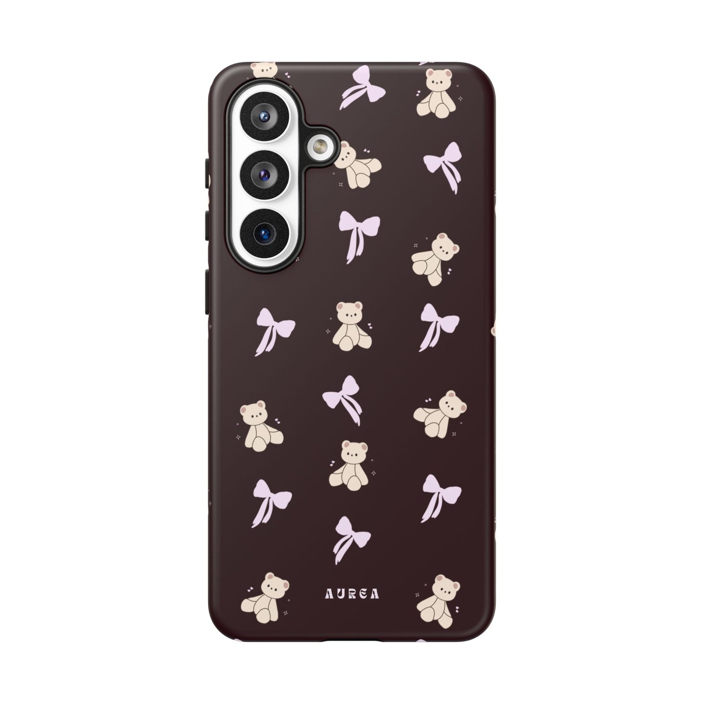 Cute Teddy Bear & Bow Pattern