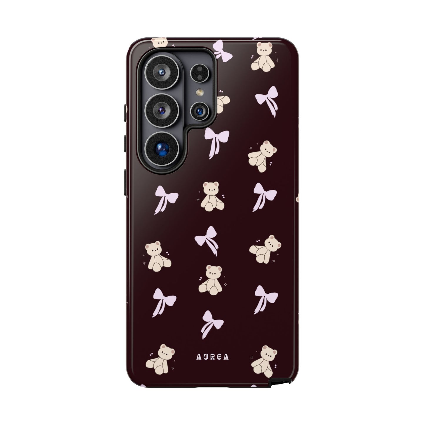 Cute Teddy Bear & Bow Pattern