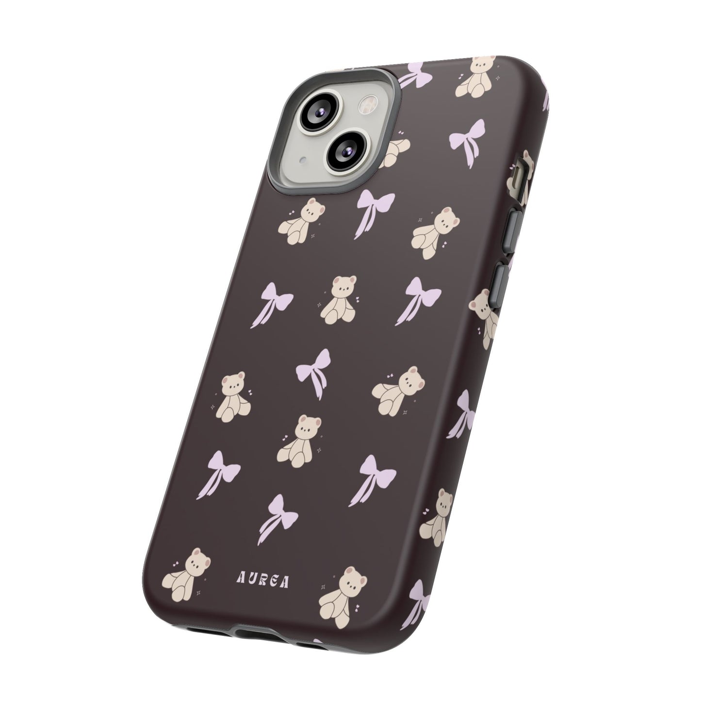 Cute Teddy Bear & Bow Pattern