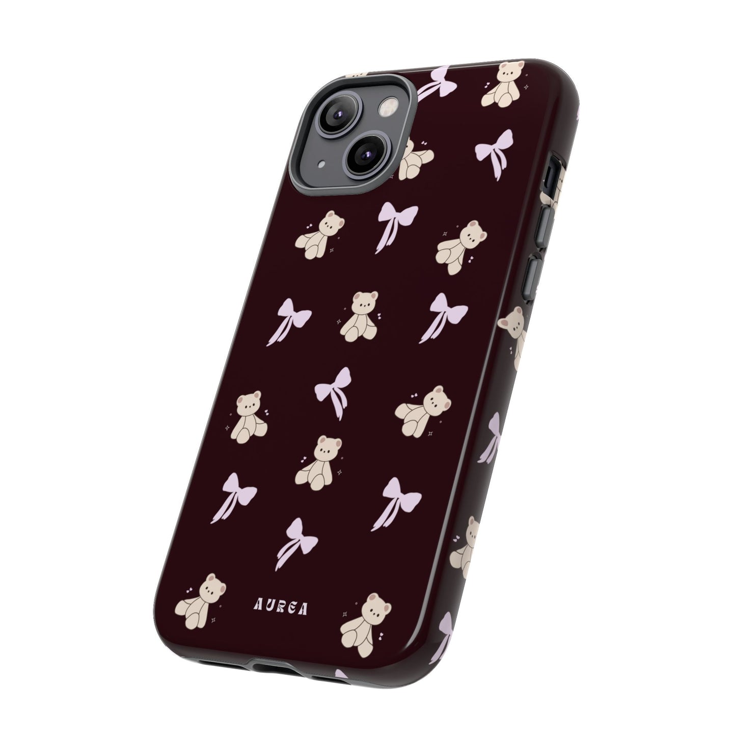 Cute Teddy Bear & Bow Pattern