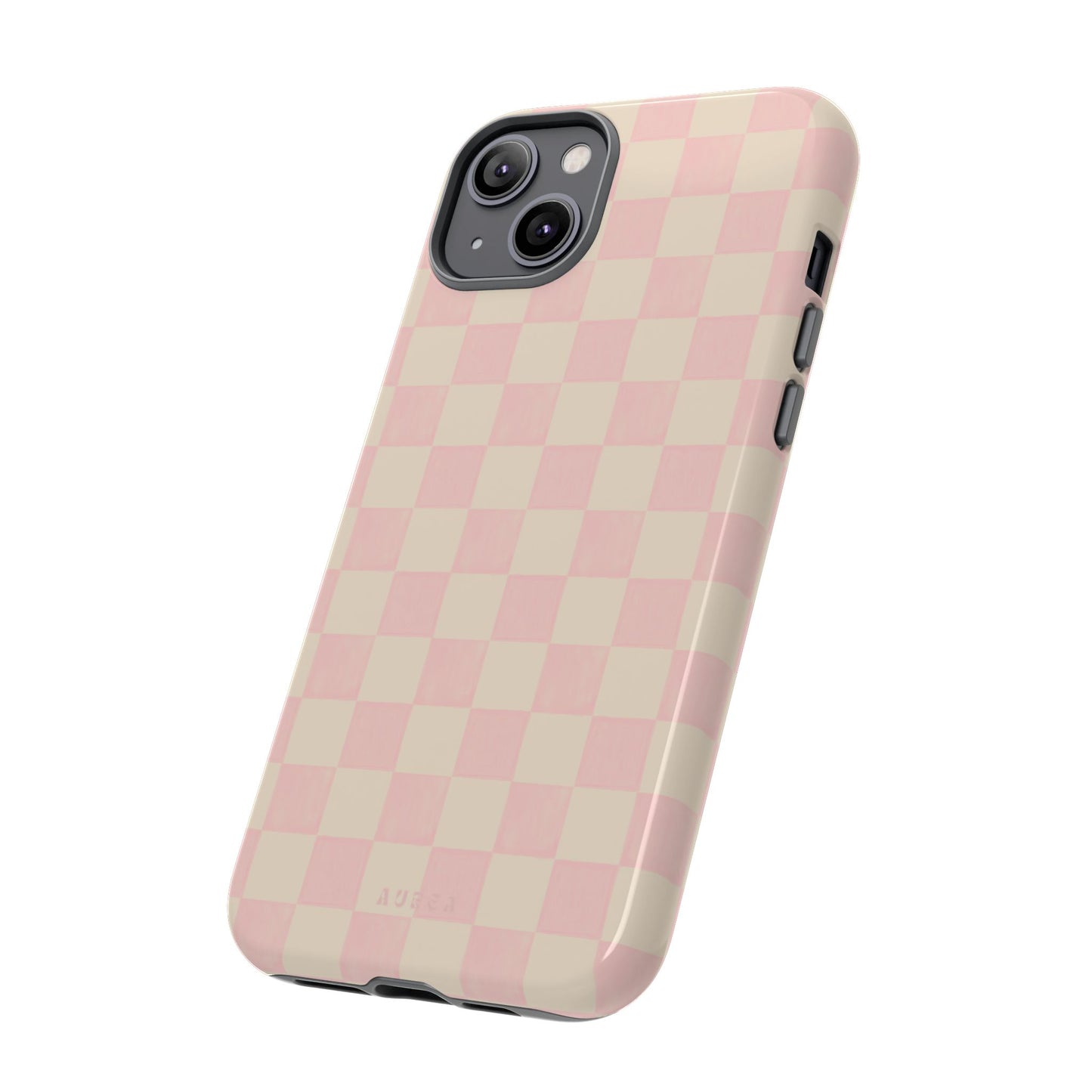 Sweet Blush Checkboard