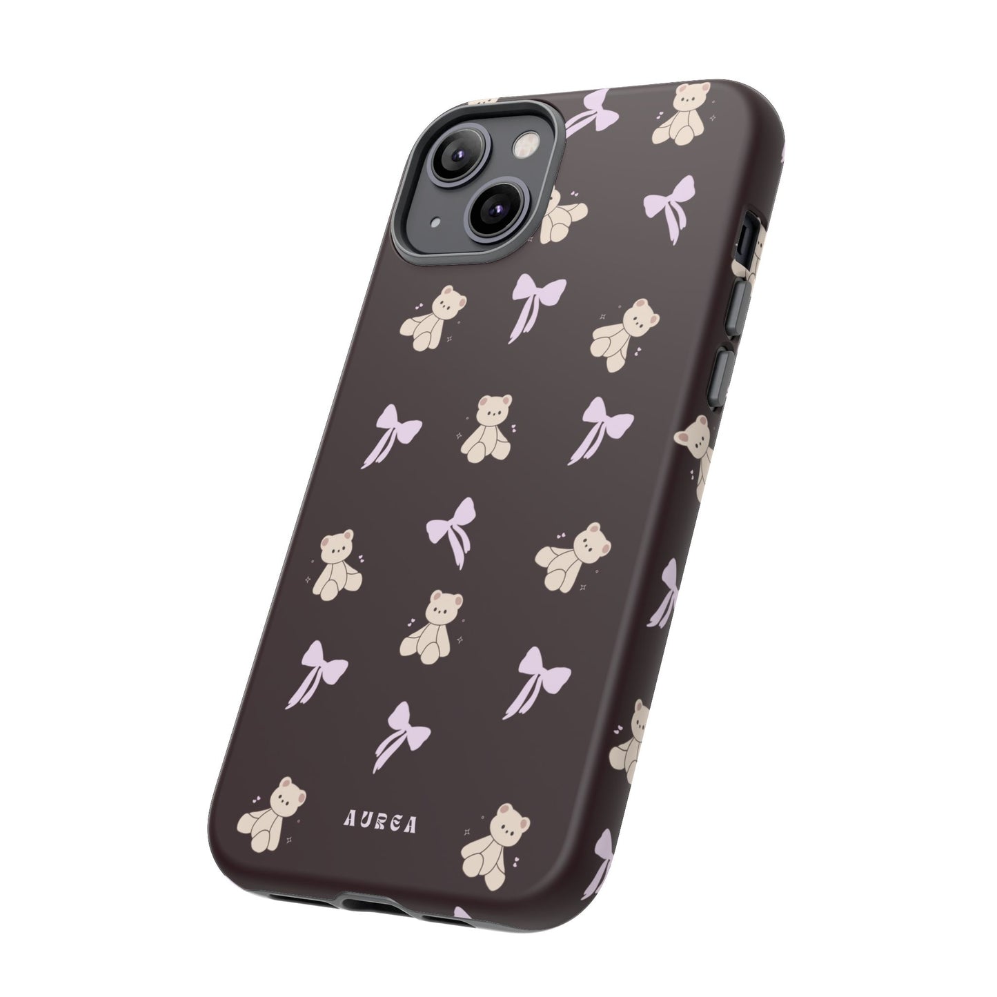 Cute Teddy Bear & Bow Pattern