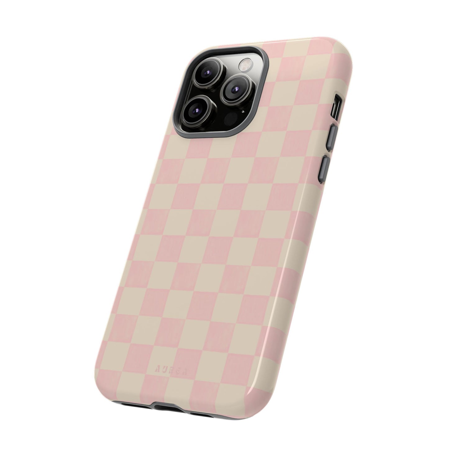 Sweet Blush Checkboard