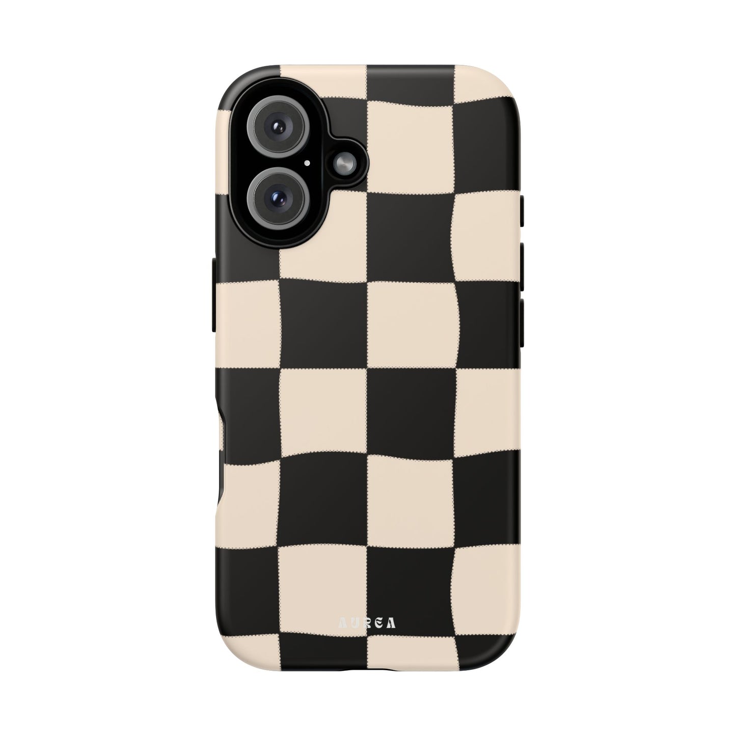 Retro Wavy Checkerboard