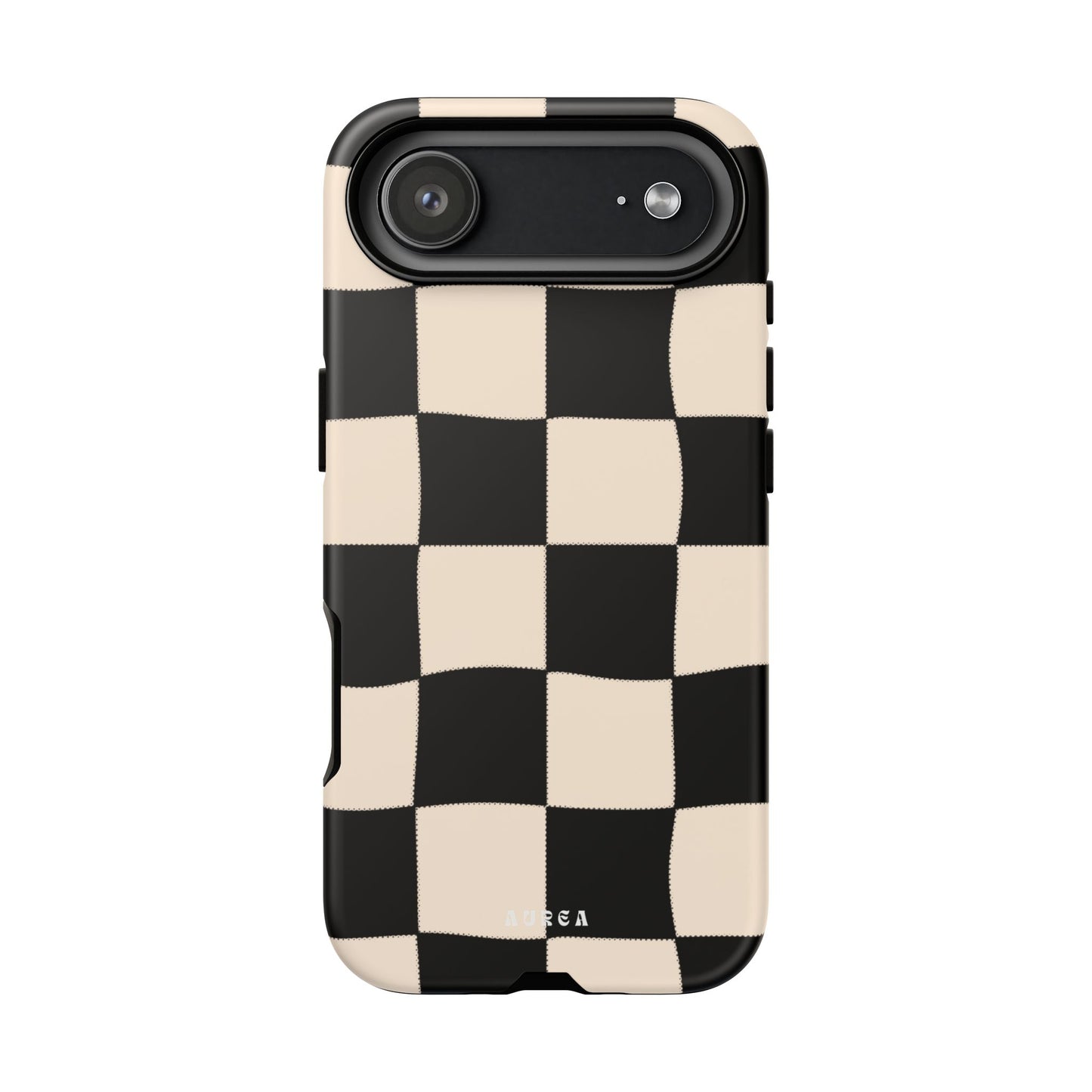 Retro Wavy Checkerboard