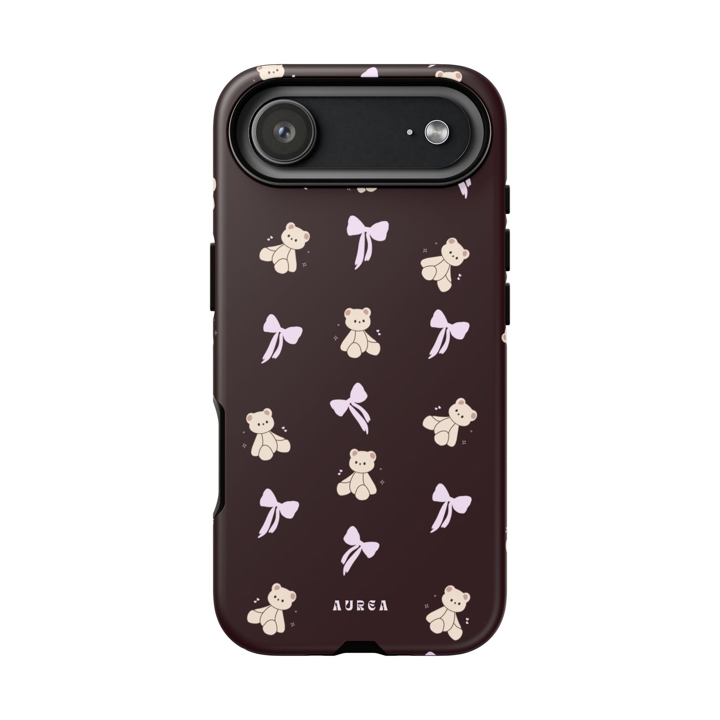 Cute Teddy Bear & Bow Pattern
