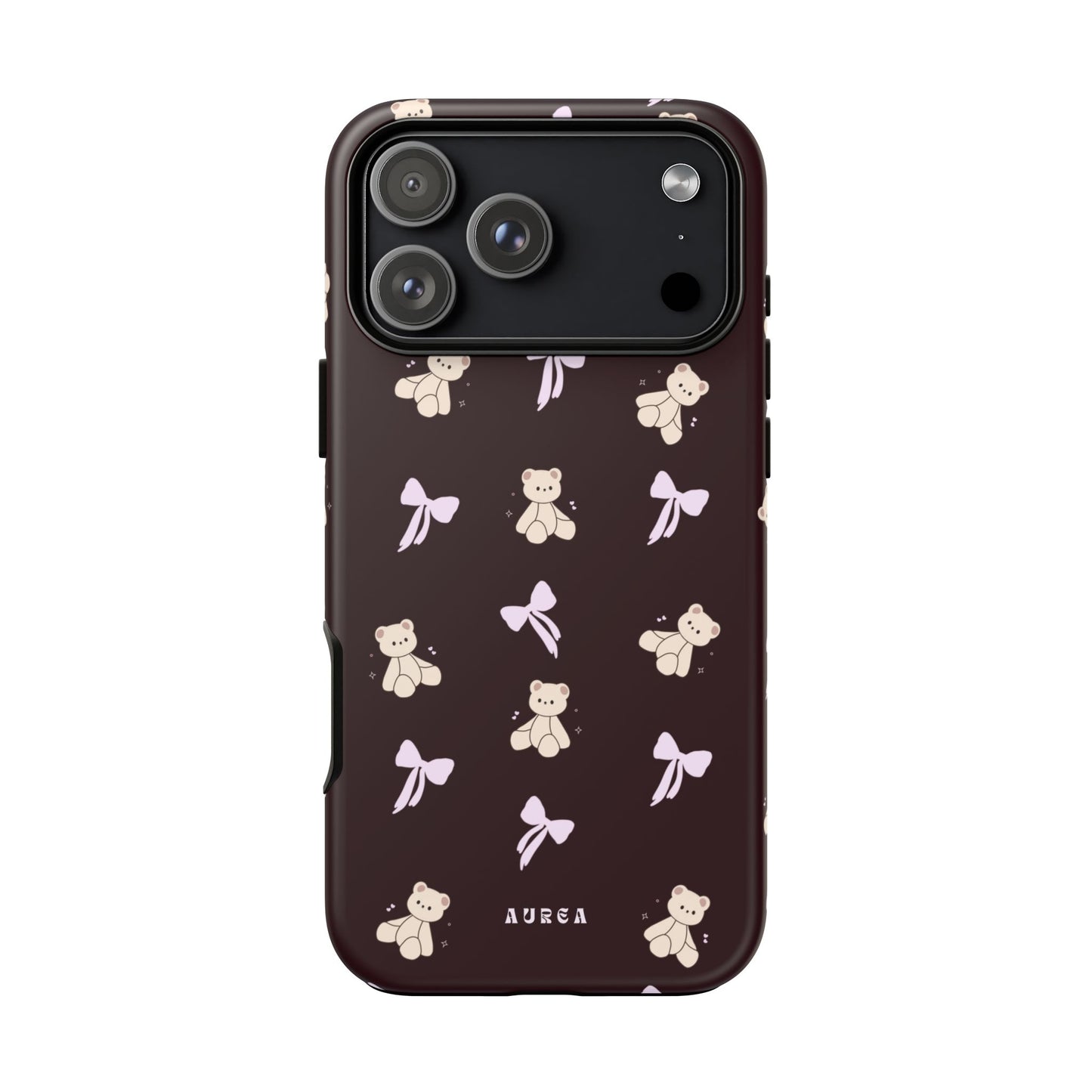 Cute Teddy Bear & Bow Pattern